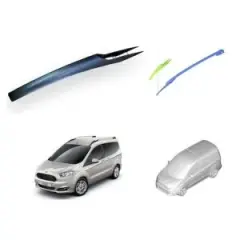 Tavan Çıta Başlık Plastiği Courier Sağ